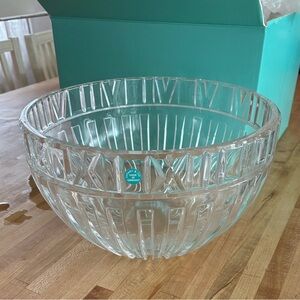 Tiffany and Co. Atlas 10 Inch Crystal Bowl Brand New Never Used.  With Box.
